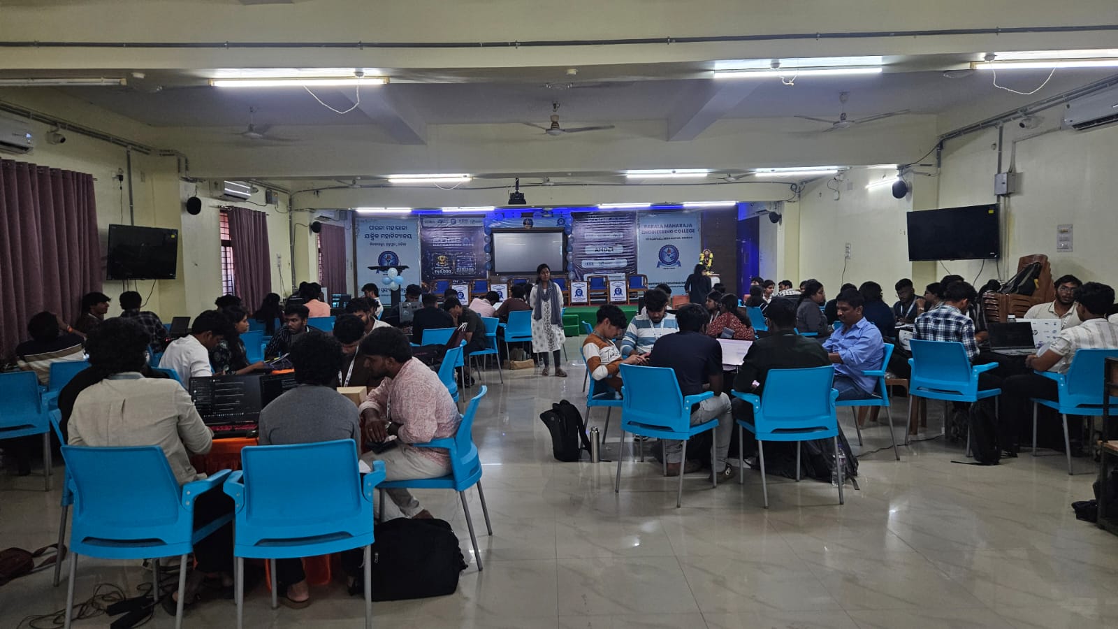 Hackathon arena and stage